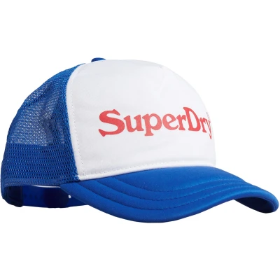Afbeelding van Superdry Vintage Graphic Pet, Heren, Maat: One Size, Regal blue