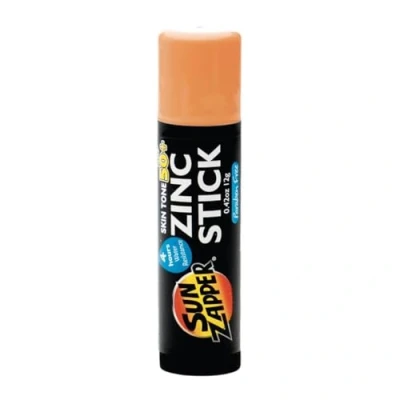 Afbeelding van Sun Zapper Zink Stick Zonnebrandcrème Lichte Huid Toon Waterbestendig SPF 50+