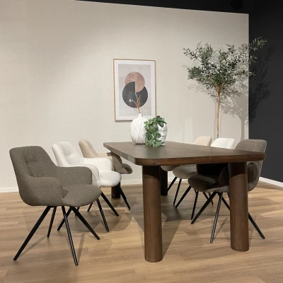 Afbeelding van Beaunon eettafel 240 cm bruin