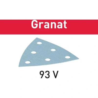 Afbeelding van Festool schuurblad Granat driehoek V93/6 K240 (100st)