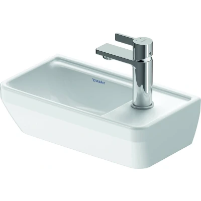 Afbeelding van Duravit D Neo Fonteinbak 40x22x14cm 1 kraangat rechthoek Keramiek Wit