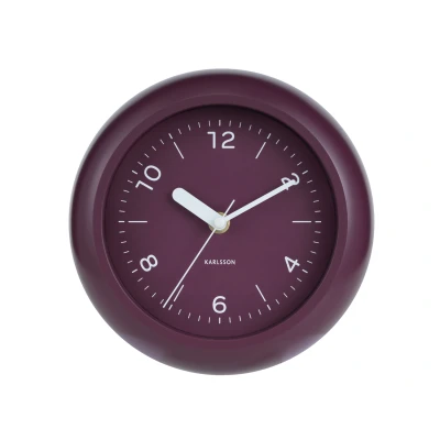 Afbeelding van Karlsson Wandklok Slope Dark mauve Ø20cm