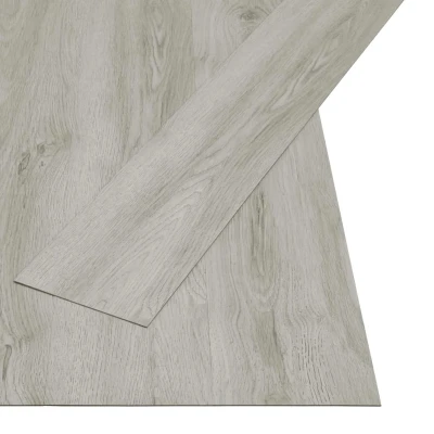Afbeelding van vidaXL Vloerplanken zelfklevend 4,46 m² 3 mm PVC lichtgrijs