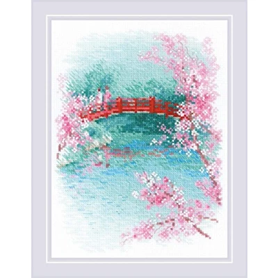 Afbeelding van Borduurpakket Sakura. Brug