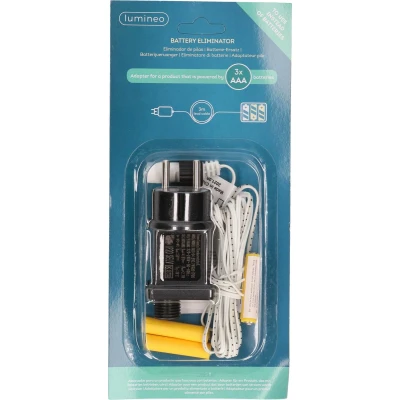 Afbeelding van Batterijvervanger 3x AAA Lumineo (3 meter, Binnen)
