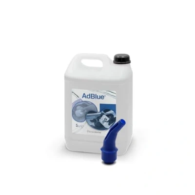 Afbeelding van AdBlue® additief voor dieselmotoren met schenktuit ter vermindering van de NOx emissie op basis ureum, voldoet aan ISO 22241 1, jerrycan 5 l