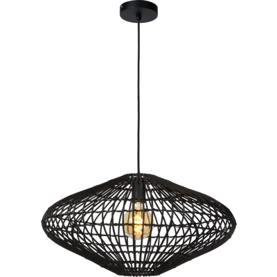 Afbeelding van Lucide MAGALI Hanglamp 1xE27 Zwart