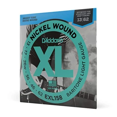Afbeelding van D&#039;Addario E Git.snaren EXL158 13 62 nikkel omwonden Snaren