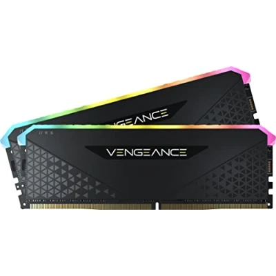Image de CORSAIR Vengeance RGB RS DDR4 kit 64 Go: 2 x 32 Go DIMM 288 broches 3200 MHz / PC4 25600 CL16 1.35 V mémoire sans tampon non ECC noir