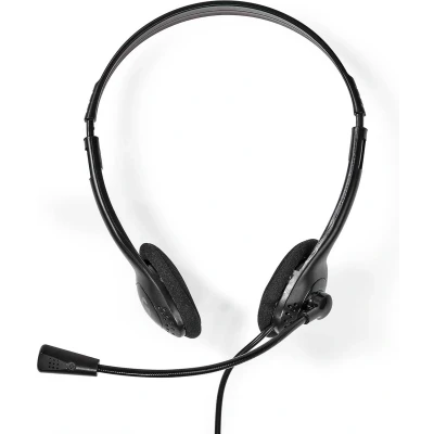 Afbeelding van Nedis PC Headset CHSTU110BK Zwart Black / 1.80 m