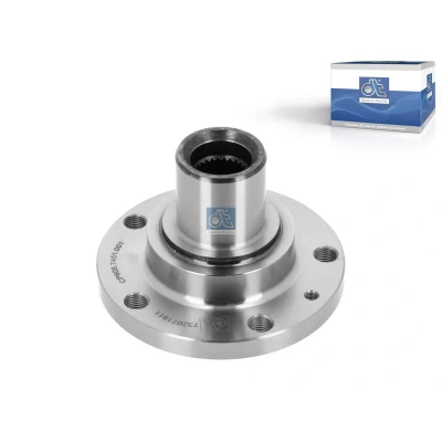 Afbeelding van DT Spare Parts 12.39001 Wielnaaf Zonder wiellager Vooras links en rechts FIAT: Ducato II Platform/Chassis, PEUGEOT: Boxer Minibus
