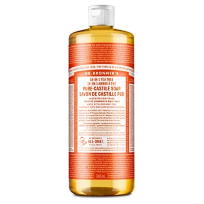 Afbeelding van Magic Les Soap Dr. Bronnonner Pure Savon de Castille, 18 in 1 hennep, theeboom, 32 ounces