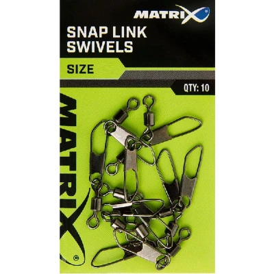 Afbeelding van Matrix Snap Link Swivels (10 pcs) Maat : 16