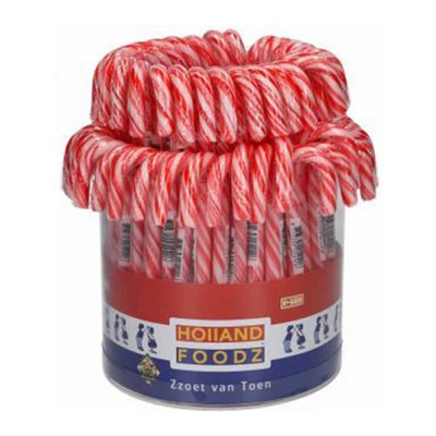 Afbeelding van Holland Foodz Candy Canes 72x12g