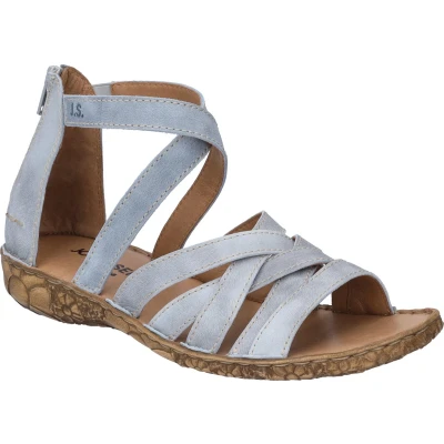 Afbeelding van Josef Seibel Rosalie Sandalen, Dames, Maat: 38, Skyblue Leer