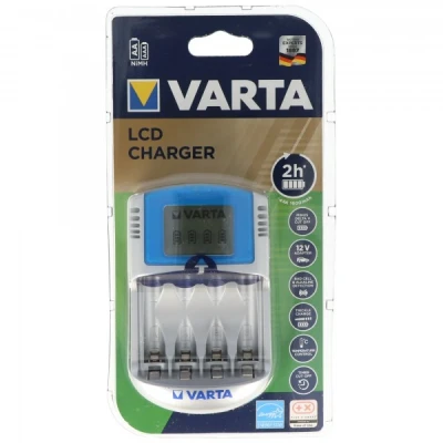 Afbeelding van Varta batterij NiMH, universele oplader, LCD oplader zonder batterijen, voor AA/AAA, USB