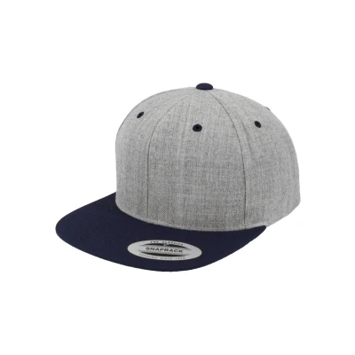 Afbeelding van Flexfit Classic Snapback 2TONE Pet, Maat: One Size, Light grey/dark blue