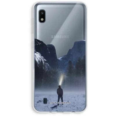 Afbeelding van hoesje geschikt voor Samsung Galaxy A10 Wanderlust Soft Cover Telefoonhoesje Bescherming aan alle Kanten en Schermrand