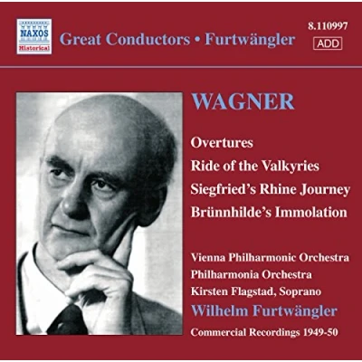 Afbeelding van Kirsten Flagstad, Vienna Philharmonic Orchestra, Wilhelm Furtwängler Wagner: Overtures (CD)