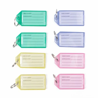 Afbeelding van Benson Sleutellabels Easy Click Kleur 8 stuks