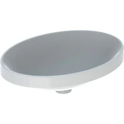 Afbeelding van Geberit VariForm inbouwwastafel ovaal wit KeraTect (55 x 40 cm) zonder