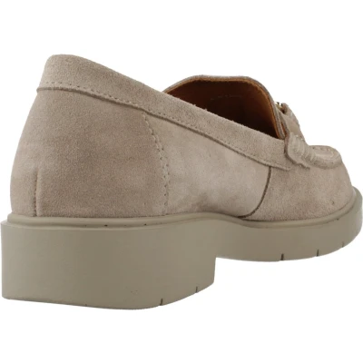 Afbeelding van Geox Spherica Instappers, Dames, Maat: 41, Sand Veloursleer