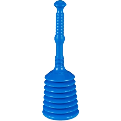Afbeelding van Relaxdays plopper 49x15,5 cm afvoer toilet douche gootsteenontstopper kunststof