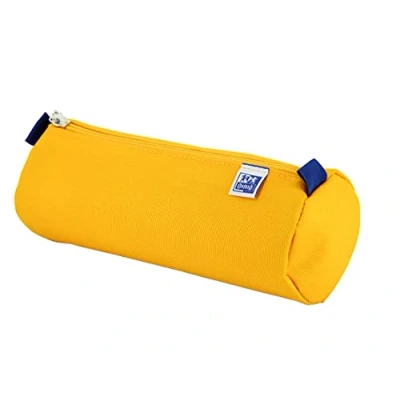 Afbeelding van Oxford, Groot etui, rond, met elastiek, 22 cm, geel