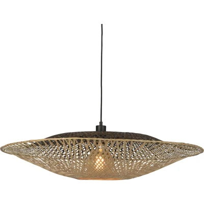 Afbeelding van GOOD&amp;MOJO Hanglamp Kalimantan Bamboe Ø87cm Bruin