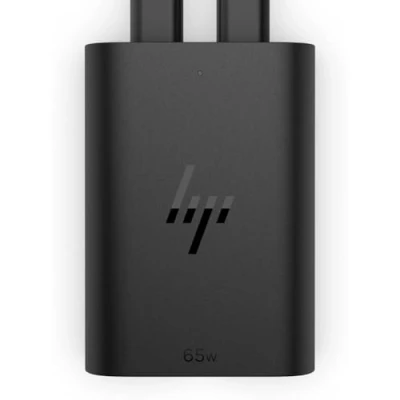 Afbeelding van HP 65W GaN USB C Laptop Charger netvoeding &amp; inverter Binnen Zwart