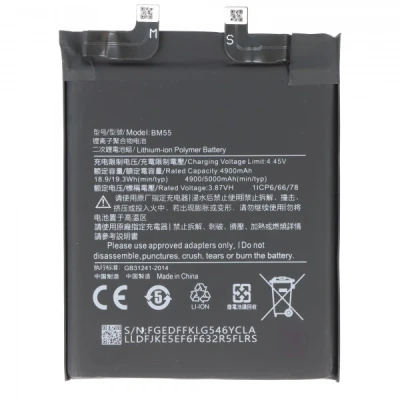 Afbeelding van Accu geschikt voor Xiaomi 11 Pro, Li Polymer, 3.87V, 5000mAh, 19.35Wh, zonder gereedschap
