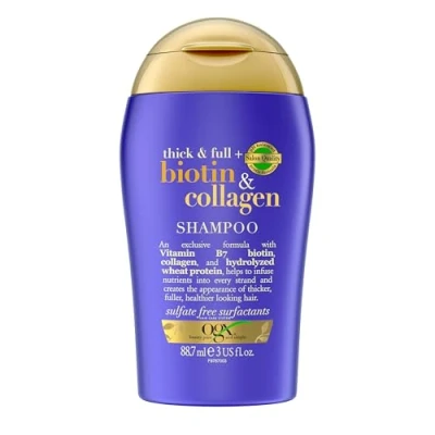 Afbeelding van OGX Mini Shampoo Thick &amp; Full Biotin Collagen 89ML