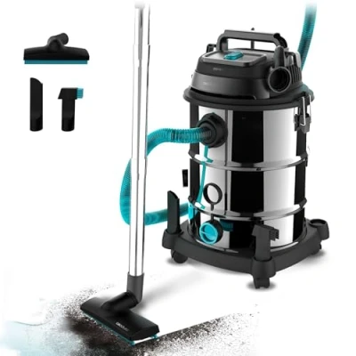 Afbeelding van Cyclonische Stofzuiger Cecotec Conga Rockstar Wet &amp; Dry Steel Pro Grijs 1600 W