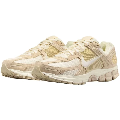 Afbeelding van Nike Sportswear ZOOM Vomero 5 Sneakers laag, Dames, Maat: 40, Beach/sail/light khaki/pale ivory Leer/ synthetisch