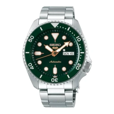 Afbeelding van Seiko heren 5 Sports Automatic horloge SRPD63K1 in de kleur Zilver