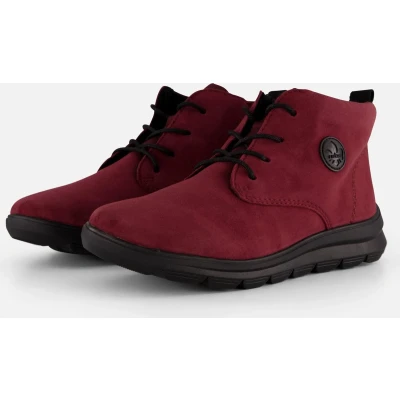 Afbeelding van Rieker Veterboots, Dames, Maat: 43, Rot Nubukleer