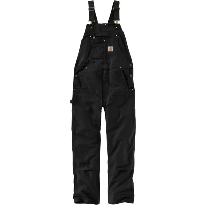Afbeelding van Carhartt Duck bib overall black 102776 001 38 34