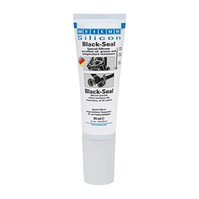 Afbeelding van WEICON Black Seal, Siliconenlijm/sealer, tube van 85 ml, zwart/grijs