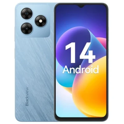 Afbeelding van Blackview WAVE8C Smartphone Android 14, 6,56 inch HD+ telefoon, 6 GB + 64 GB/2 TB mobiel, 4700 mAh/10 W telefoons, 13 MP 8 mobiele inclusief beschermhoes, 4 G Dual SIM