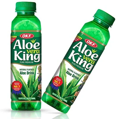 Afbeelding van OKF Set van 12 originele King Aloë Vera dranken, 40 ml