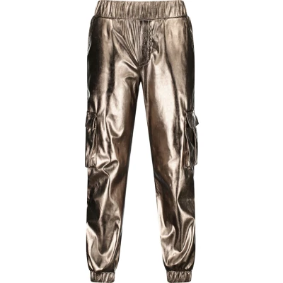 Afbeelding van Vingino Shyla Cargobroek voor kinderen, Maat: 164, Silver metallic