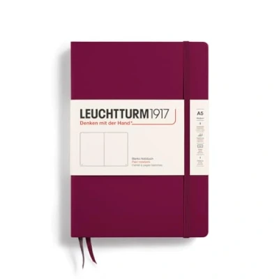 Afbeelding van Notitieboek LEUCHTTURM1917 Port Red plain