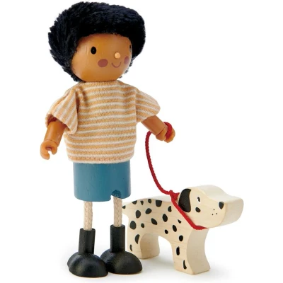 Afbeelding van Tender Leaf Toys Poppenhuispop Mr.forrester 13 Cm Hout 2 delig