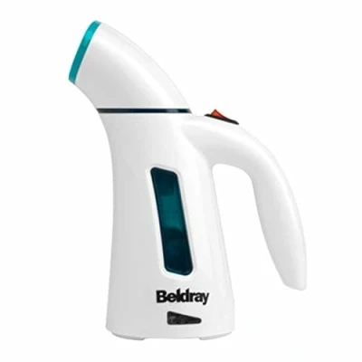 Afbeelding van Beldray BEL0725TQ Draagbare kledingstomer met kledingstomer, 600 W, reisstomer voor kleding, kussens, gordijnen, snelle verwarming, reiniging zonder chemicaliën, gladmaken