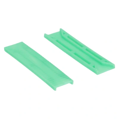 Afbeelding van Wovar Glasblokjes 24 mm breed 5 dik Groen Per 100 stuks
