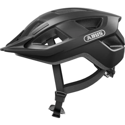 Afbeelding van ABUS Aduro 3.0 LED fietshelm sportieve stadshelm in elegant design Voor dagelijkse en wandelingen Met achterlicht dames heren Maat L, grijs