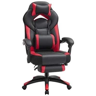 Afbeelding van Songmics Gamestoel Bureaustoel Gamingstoel Racestoel Zwart/Blauw