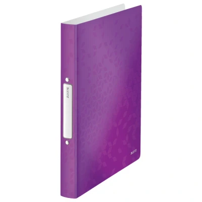 Image de Leitz 4257 WOW classeur avec 2 anneaux en O (32 mm) violet métallisé