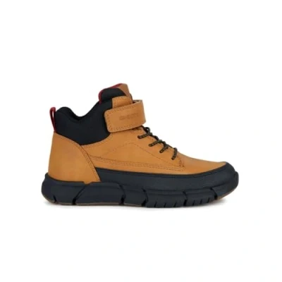Afbeelding van Geox Flexyper BOY Korte laarzen voor kinderen, Maat: 30, Dark yellow Imitatieleer/ textiel