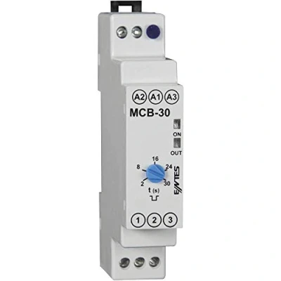 Afbeelding van ENTES 101580 MCB 30 Tijdrelais Monofunctioneel 24 V/DC, V/AC, 230 V/AC 1 stuk(s) Tijdsduur: 2 20 s 1x wisselcontact